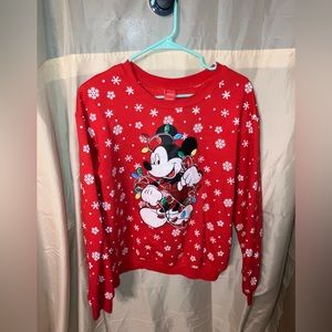 Light Up Mickey Mouse X-Mas Sweater